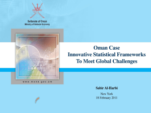 Oman Case Innovative Statistical Frameworks To Meet Global Challenges