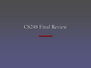 CS248 Final Review
