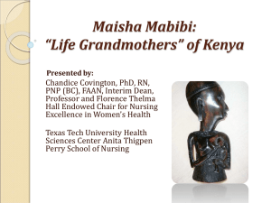 Maisha Mabibi: “Life Grandmothers” of Kenya