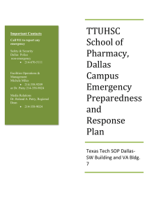 TTUHSC School of Pharmacy, Dallas