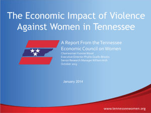 The Economic Impact of Violence Against Women in Tennessee