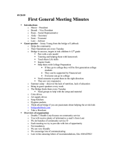First General Meeting Minutes