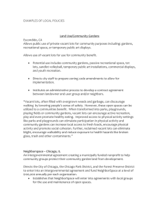 EXAMPLES OF LOCAL POLICIES  Land Use/Community Gardens Escondido, CA