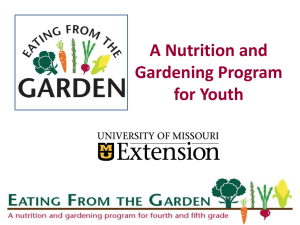 A Nutrition and Gardening Program for Youth