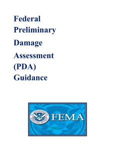 Federal Preliminary Damage Assessment
