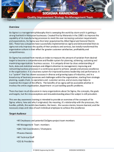 Quality Improvement Strategy for Management Team Overview