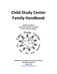 Child Study Center Family Handbook