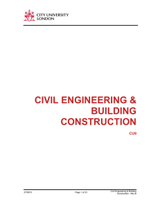 CIVIL ENGINEERING &amp; BUILDING CONSTRUCTION