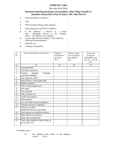 FORM NO. 12BA See