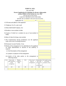 FORM No. 34EA section 245Q(1) of the Income-tax Act, 1961 See