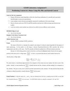 GE420 Laboratory Assignment 8