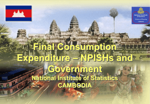 Final Consumption – NPISHs and Expenditure Government