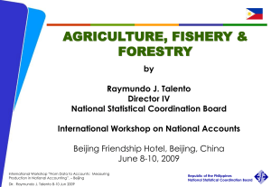 AGRICULTURE, FISHERY &amp; FORESTRY