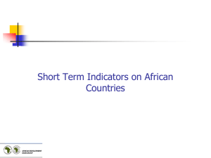 Short Term Indicators on African Countries