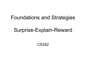 Foundations and Strategies Surprise-Explain-Reward CS352