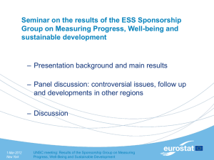 Seminar on the results of the ESS Sponsorship sustainable development