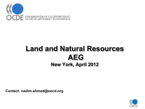 Land and Natural Resources AEG New York, April 2012 Contact: