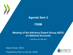 Agenda Item 2 FISIM Meeting of the Advisory Expert Group (AEG)