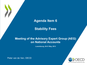 Agenda Item 6 Stability Fees Meeting of the Advisory Expert Group (AEG)
