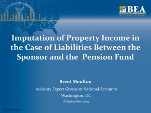 Imputation of Property Income in the Case of Liabilities Between the