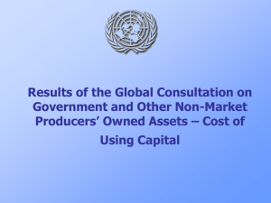 Results of the Global Consultation on Government and Other Non-Market
