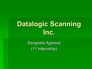 Datalogic Scanning Inc. Sangeeta Agarwal (1