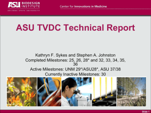 ASU TVDC Technical Report