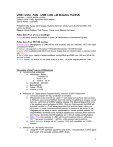 UNM TVDC:  ASU - UNM Tech Call Minutes 11/21/06