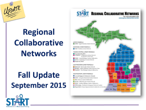 Regional Collaborative Networks Fall Update