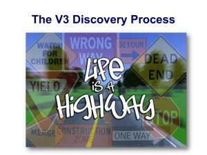 The V3 Discovery Process