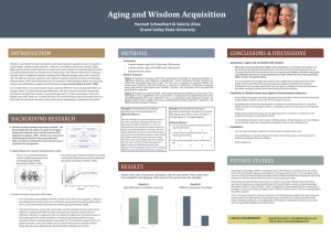 Printing: Aging and Wisdom Acquisition It’s designed to be printed on a