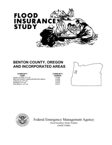 BENTON COUNTY, OREGON AND INCORPORATED AREAS