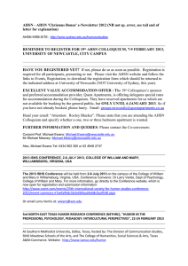 AHSN - AHSN 'Chrismus Bonus' e-Newsletter 2012 (NB not sp.... letter for explanation)