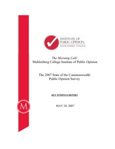 The Morning Call Muhlenberg College Institute of Public Opinion