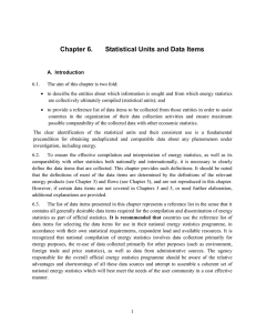 Chapter 6. Statistical Units and Data Items