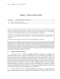 Chapter 2  Scope of energy statistics