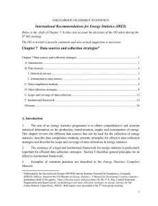 International Recommendations for Energy Statistics (IRES)