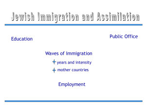 Public Office Education Waves of Immigration Employment