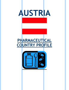 AUSTRIA  PHARMACEUTICAL COUNTRY PROFILE