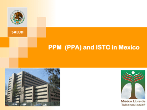 PPM  (PPA) and ISTC in Mexico