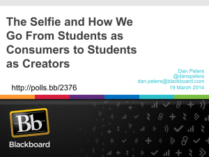 The Selfie and How We Go From Students as Consumers to Students