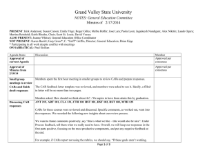 Grand Valley State University NOTES: General Education Committee