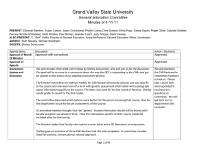 Grand Valley State University General Education Committee Minutes of 4-11-11