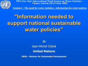 IWG-Env Stat- International Work Session on Water Statistics –