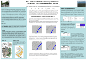 Road and Stream Network Connectivity and Potential: