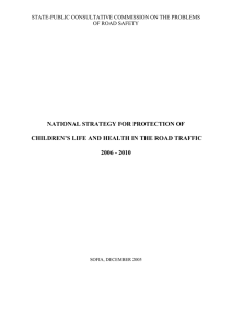 NATIONAL STRATEGY FOR PROTECTION OF 2006 - 2010