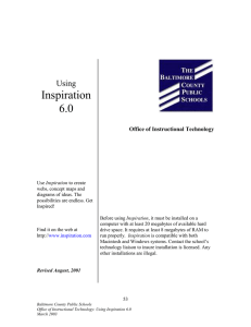 Inspiration 6.0  Using