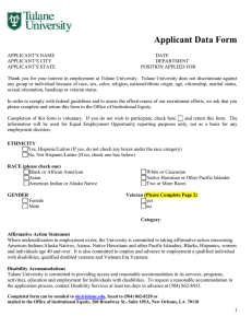 Applicant Data Form