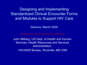 Designing and Implementing Standardized Clinical Encounter Forms