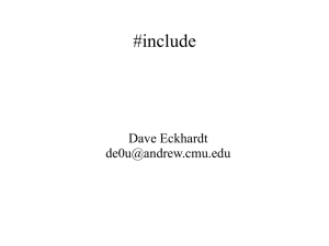 #include Dave Eckhardt